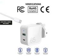 New ACER CHROMEBOOK 514 CB514-1WT SERIES 45W Wall Plug USB-C Type White Adapter