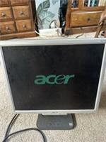 Acer AL1716 LCD Flat Panel Computer Monitor Black & Silver 17" Display 1280x1024