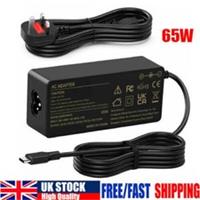 65W USBC Type-C Cable Charger For HP/Lenovo/Acer/Asus Adapter Chromebook Charger