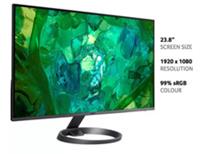 ACER Vero RL242yii Full HD 23.8" LED Monitor - Dark Grey