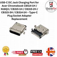 For Acer ChromeBook Type-C Plug Socket Adapter Replacement CB514-1H / N18Q3