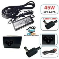 GENIUNE ACER LAPTOP CHARGER 19V - 2.37A, 45W (A13-045N2A) WITH POWER LEAD