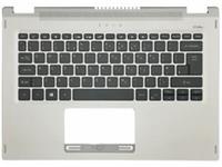 Acer Spin SP314-54N Palmrest Cover Keyboard UK Silver 6B.HQCN1.031