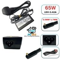GENIUNE ACER LAPTOP CHARGER 19V - 3.42A, 65W (A11-065N1A) WITH POWER LEAD