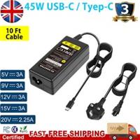 45W USB-C Type-C AC Adapter Laptop Charger For Samsung HP Lenovo Dell universal