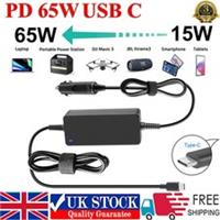 USB-C Laptop Car Charger for Lenovo Thinkpad E585 E590 E470 E490 L480 L390 T590