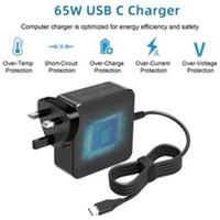 65W USB C Laptop Charger Universal Fast Charger for HP Lenovo Dell Acer Samsung
