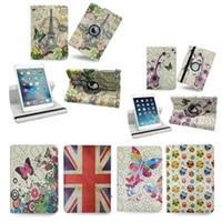 360 Rotating Printing Leather Case Cover For Samsung Galaxy Tab A 9.7'' SM-T550