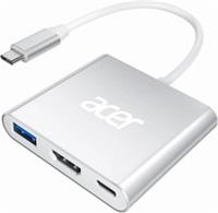 Acer USB C Hub | 3 in 1 | Type C to HDMI Adapter with 4K HDMI | Digital AV Multi