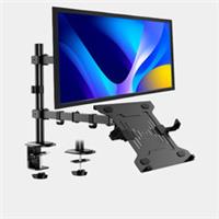 23" Computer Widescreen Monitor (1920x1080) - VGA - Clamp Stand & Laptop Shelf