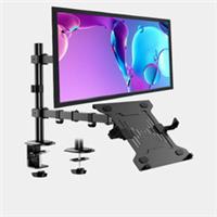 22" Computer Widescreen Monitor (1680x1050) - DVI - Clamp Stand & Laptop Shelf