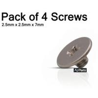 4 pcs x screw M2.5x2.5HP Toshiba Acer Asus Lenovo Dell Laptop Screen Lid Hinge