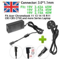 for Acer Swift 1 SF113-31 SF114-31 SF114-32 Laptop Adapter Power Supply Cord UK