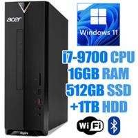 Acer Aspire XC-885 SFF Windows 11 PC┃i7-9700┃16GB RAM┃512GB SSD+1TB HDD┃WiFi&BT
