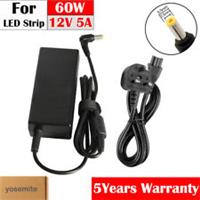 12V 5A 60W AC Adapter Charger Power Supply For HP AOC ACER BENQ LCD Monitor