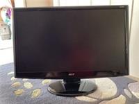Acer K243H B - 24" Full HD Computer Monitor LCD Widescreen Black Stand Ex Cond