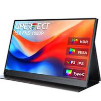 15.6 FHD IPS Portable Monitor for Laptop with HDMI USB-C Gaming Screen PS5 Xbox