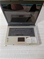 Acer Aspire 1640 Laptop 15.4" Pentium M 1.73GHz Damaged Screen For Parts No HDD