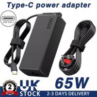 65w Charger For Chromebook 100e 300e 500e Laptop Type C USB-C Power AC Cable UK