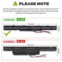 E5-575 Battery For Acer Aspire E5-575G E5-575T E5-575T E5-774 E5-774G AS16A5K