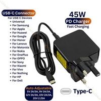 For Acer CHROMEBOOK 317 CB317-1H-C7H8 USB-C 45W Charger Type C AC Adapter
