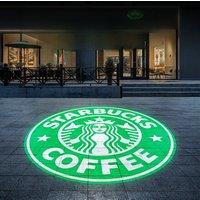 Custom Logo Led Gobo Projector Hd Sign Indoor/Outdoor Use Ip67 Waterproof Rotating Advertising Image Projection Door Lamp