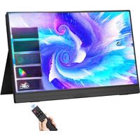 ZEUSLAP Portable Monitor Ultrathin 15.6inch touch/non touch 1080P FHD HDR IPS USB-C for laptop phone xbox cctv camera PS4 PS5