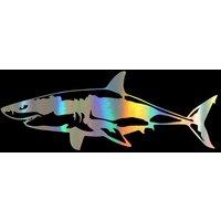 Car Sticker 17CM*6.5CM 3D Shark Creative Vinyl Sticker On Car Stickers and Decals Window Sticker Car-styling Decal