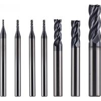 carbide Carbide End Mill For stainless steel 4 Flutes CNC Solid Carbide Milling cutter for HRC48 M4E stainless steel machining