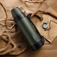 FEIJIAN Large Capacity Thermos, Travel Portable Thermos bottle , Thermal mug, Water bottle, Stainless Steel ,1200/1500ML