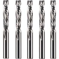 5pc/lot Milling Cutter Woodwork UP DOWN Cut 2 Flutes Spiral Carbide Milling Tool CNC Router Bit Compression Wood End Mill Cutter
