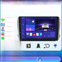 4G LTE Android 10.1 For Peugeot 2008 208 Series 2014-2018 Multimedia Stereo Car NODVD Player Navigation GPS Radio RDS WIFI DAB+