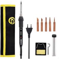 JCD Electric soldering iron 80W LCD Digital Display Adjustable temperature soldering iron tips 220V/110V Welding solder tools