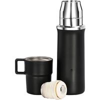 FEIJIAN 600ml Vacuum Insulation Travel Cup Stainless Steel Double Layer Thermos Handle Cup Lid