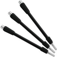 5Pcs Flex Flexible Bendable Extended Extension Magnetic Shaft Screwdriver Bit Holder Hex Drive Drill Bit Universal Extension Rod