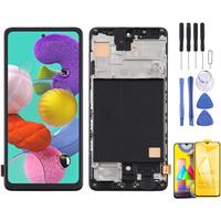 TFT LCD Screen for Samsung Galaxy A51 4G Digitizer Full Assembly Display with Frame Not Supporting Fingerprint Identification