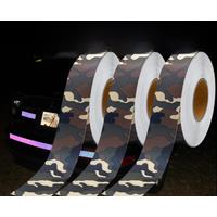 VOOFENG Camo Reflective Conspicuity Warning Tape for Car Sticker Multi-Size Reflective Tape Warning Mark for Road Safety