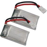 2pcs 3.7V 25C 300 mAh Rechargeable Polymer Lipo Li Battery Cell 602030 XH2.54 Connector For Syma X5C-1 X5SW Part Drone