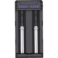 XTAR FC2 Charger Charging 1.2V AAAA AAA AA C SC Rechargeable Li-ion Batteries 18350 18500 18700 21700 18650 Battery Charger