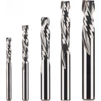 milling cutter woodwork UP & DOWN Cut 2 Flutes Spiral Carbide Milling Tool, CNC Router, Compression Wood End Mill Cutter Bits