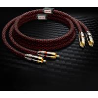 TODN 1 pair RCA audio cable 2 RCA to 2 RCA Interconnect Cables HIFI Stereo 4N OFC Male to Male For Amplifier DAC TV car audio