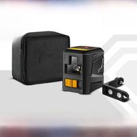 DEKO 2 Lines Level Tools Self-Leveling Horizontal&Vertical Cross-Line with Magnetic Bracket Green/Red General Tooling