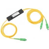 10pcs/lot PLC Splitter SC APC 1X2 PLC Singlemode Fiber Optical Splitter SC/APC PCL Splitter Computer