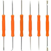 6 in 1 Auxiliary Tools Satisfy 12 Kinds of Requirements Pressure Drill Pry Stamp Cut Crape Hook Pull Brush Welding Maintenance