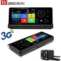 7.0 Inch Car DVR Camera 3G Android 5.1 Dash Cam Video Recorder GPS Navigation Full HD1080P WiFi Bluetooth Dual Rearview Camera