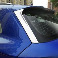 Chrome Car Rear Window Spoiler Side Wing Trim Cover For Audi Q5 FY SQ5 2017-2024 2023 2022 2021 2020 2019 2018