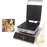 XEOLEO Electric Crispy Egg Roll Machine 1750W Ice Cream Waffle Cone Maker 26CM Waffle Iron Cone