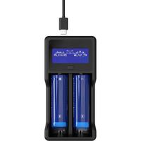 XTAR VC2L 18650 Battery Charger USB Charging 3.7V Rechargeable Li Batteries 18500 16340 14500 26650 20700 21700 Battery Charger