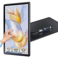 UPERFECT 15.6 Inch Touchscreen Monitor 1080P IPS Raspberry Pi Screen With VESA HDMI DVI VGA LCD Speakers For Laptop PC Phone PS4