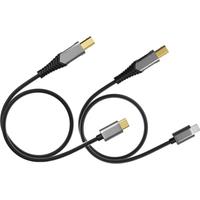 Fiio LD-TC1 LD-LT1 USB Type-B to Type-C Lightning Adapter Cable About 50cm for HIFI Headphone Amplifier K9 PRO K5 Pro